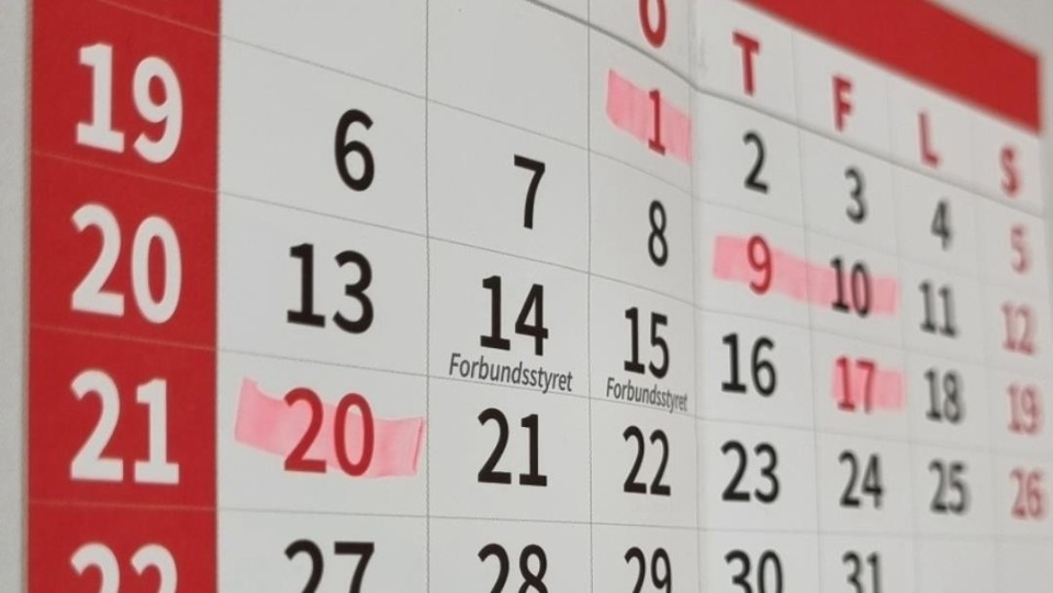 Lenke til artikkel: Fridager i mai