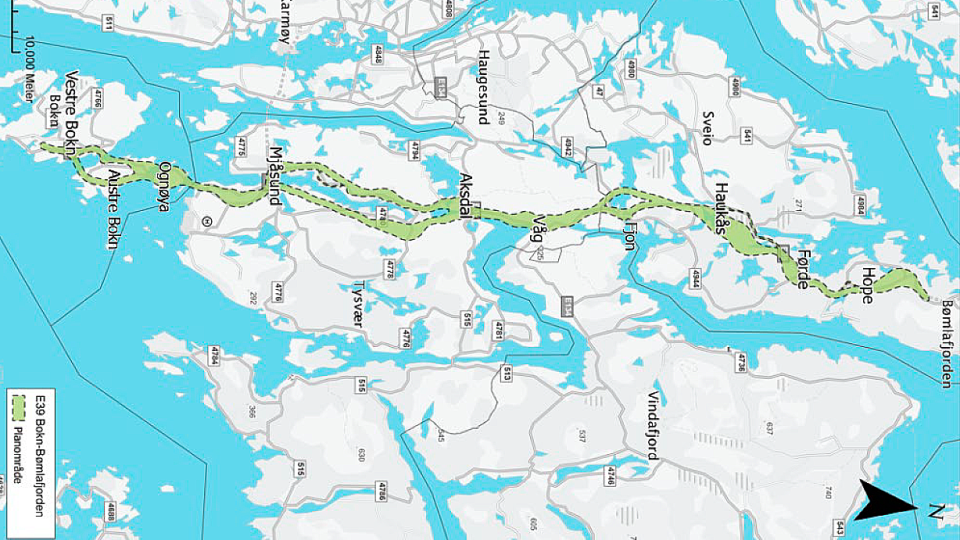 Lenke til artikkel: Planprogram for E39 Bokn - Bømlafjorden