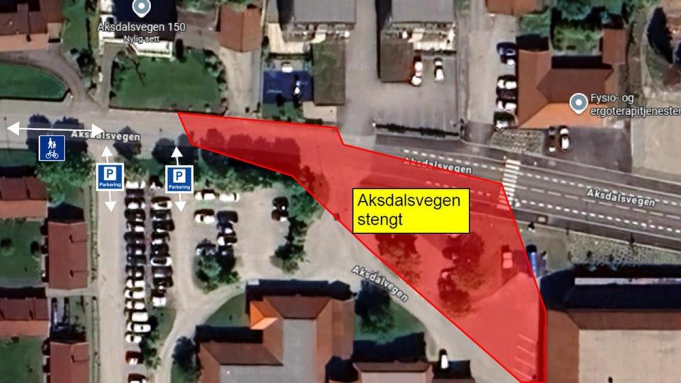 Lenke til artikkel: Midlertidige endringer i parkering og adkomst nord for Tysværtunet