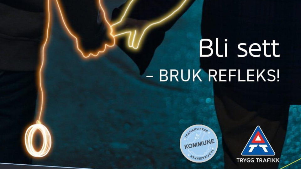 Lenke til artikkel: Vær trygg i mørket - bruk refleks!