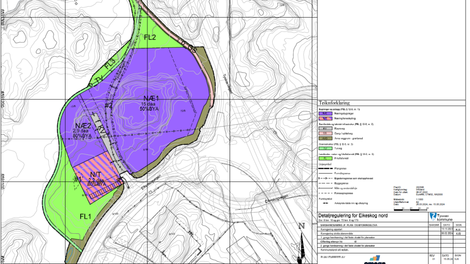 Lenke til artikkel: Eikeskog Nord - Detaljregulering