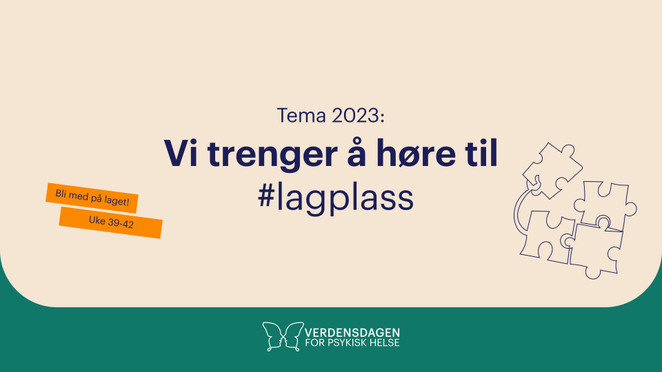 Lenke til artikkel: Markering av verdensdagen for psykisk helse 2023