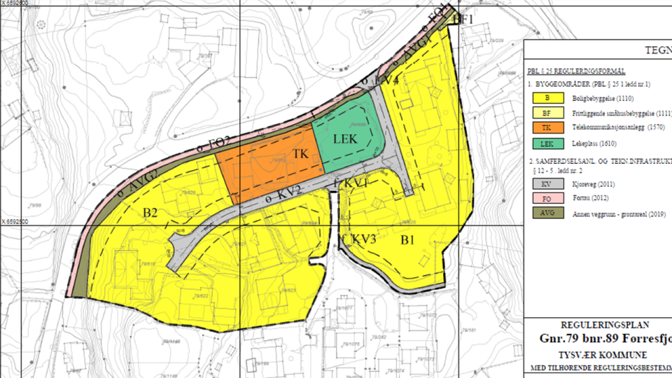 Lenke til artikkel: Endring av plan - Fv. 4794 - fortau Høievegen 