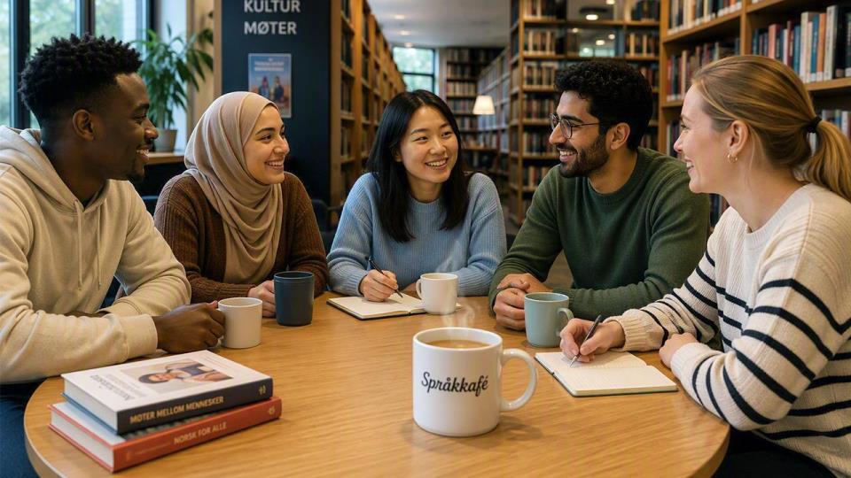 Lenke til artikkel: Språkkafé på biblioteket
